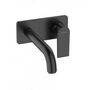 Смеситель для раковины Hansgrohe Vernis Shape, настенный, излив 20,4 см, матовый черный, 71578670