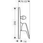Смеситель для ванны Hansgrohe Logis, 71409000