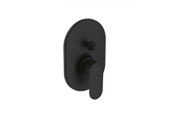Смеситель для ванны Hansgrohe Vernis Blend, черный матовый, 71449670
