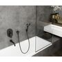 Смеситель для ванны Hansgrohe Vernis Blend, черный матовый, 71449670