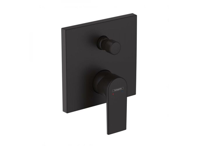 Смеситель для ванны Hansgrohe Vernis Shape, матовый черный, 71468670