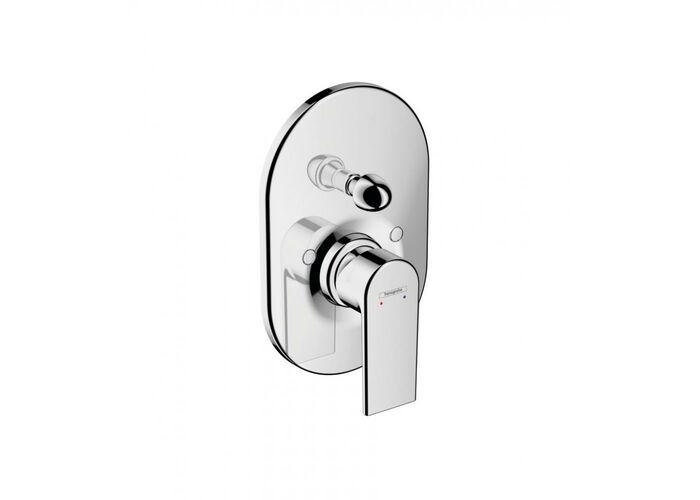 Смеситель для ванны однорычажный Hansgrohe Vernis Shape, хром, 71458000