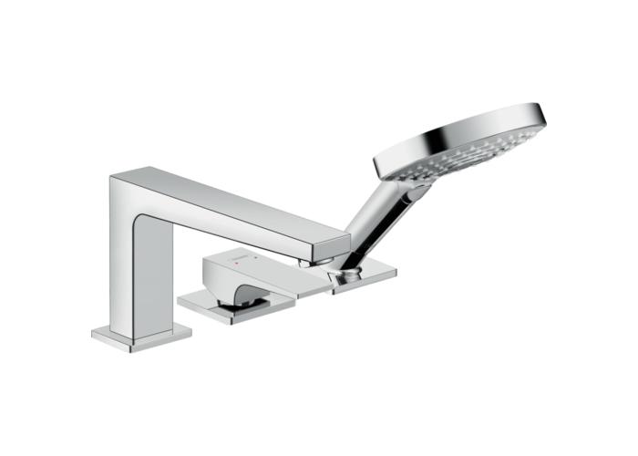 Смеситель на край ванны Hansgrohe Metropol, 3 отверстия, 32551000