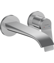 Смеситель настенный Hansgrohe Vivenis 195, с донным клапаном, хром, 75050000