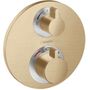 Термостат Hansgrohe Ecostat S, запорный вентиль, 15758140