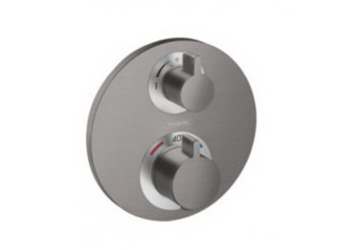 Термостат Hansgrohe Ecostat S, запорный вентиль, 15758340