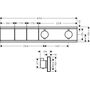 Термостат Hansgrohe RainSelect, 2 потребителя, 15380670