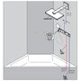 Термостат Hansgrohe RainSelect, 2 потребителя, черный/хром, 15355600