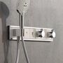 Термостат Hansgrohe RainSelect, скрытый монтаж, 3 потребителя, 15356400
