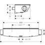 Термостат для душа Hansgrohe Ecostat Select, 13111400