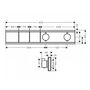 Термостат для душа Hansgrohe RainSelect, 2 потребителя, 15380340