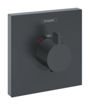 Термостат для душа Hansgrohe ShowerSelect Highflow, матовый черный, 15760670