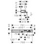Термостат для ванны Hansgrohe ShowerTabletSelect 700, BM, 13183000