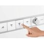 Термостат hansgrohe RainSelect для душа, 4 кнопки, 15357000