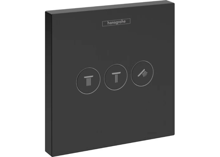 Запорное устройство Hansgrohe ShowerSelect, матовый черный, 3j, 15764670