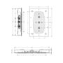 Тропический душ с подсветкой Hansgrohe Raidance Rainmaker, 68x46 см, 28418000