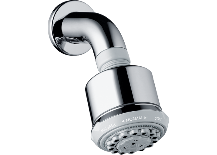 Верхний душ Hansgrohe Croma Clubmaster, EcoSmart, держатель, 26606000