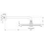 Верхний душ Hansgrohe Raindance S 300, 1jet, EcoSmart, 26601000