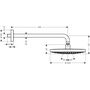 Верхний душ Hansgrohe Raindance Select, 1 jet, хром, 26470000