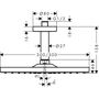 Верхний душ Hansgrohe Raindance Е 300, 1 jet, 26250340