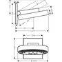 Верхний душ Hansgrohe Rainfinity 250, 3je, 26232000