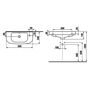 Мини-раковина Jika Olimp Deep 50х23, отв справа, 8156150001061