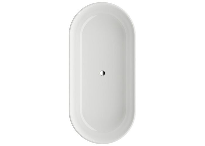 Каменная ванна Laufen Val 230282 160x75 с ножками, встроенный перелив