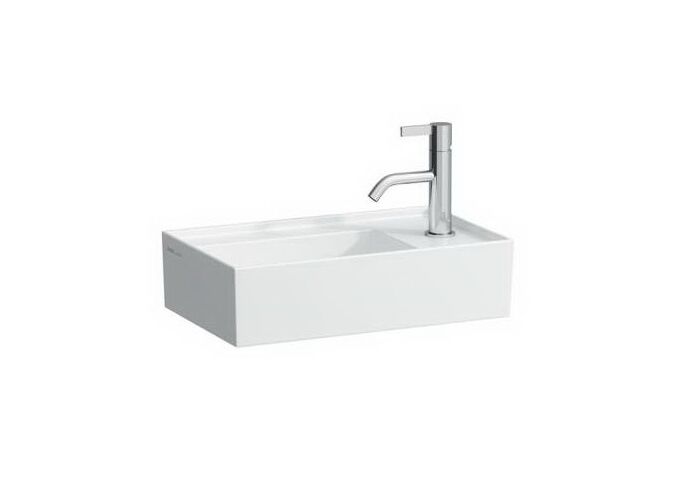 Мини раковина-столешница Kartell by Laufen 46х28, полка справа, 8153340001111