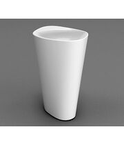 Свободностоящая раковина Laufen Palomba 52,5x40 см, без отв, LCC, 8118034001091