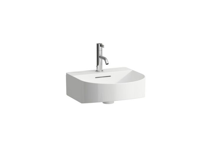 Мини-раковина Laufen Sonar 41x42, перелив, отв. смесителя, 8153410001041