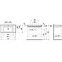 Умывальник Laufen Living Square 90x48, 8164330001041