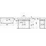 Умывальник Laufen Pro S 813966 105x46