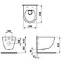 Унитаз подвесной Laufen Pro 820965 36x49, безободковый, укороченный, LCC