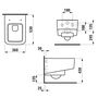 Унитаз подвесной Laufen Pro S 820962 36x54, безободковый, покрытие LCC