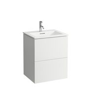 Раковина со шкафчиком KARTELL BY LAUFEN, 60x50x72,6, push-pull, белый, 8603336401041
