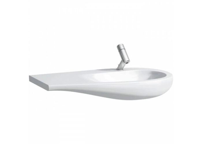 Раковина-столешница Laufen Alessi One 90х35 см, полка слева, с отв. для смесителя, покрытие LCC, 8149764001041