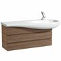 Умывальник столешница Laufen Alessi One 120x50 814974, покрытие LCC, полочка слева