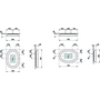 Зеркало с LED подсветкой Laufen The New Classic, 4060700850001