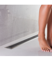 Душевой лоток Pestan Confluo Premium Black Glass Line 450, 13000291