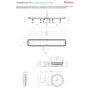 Душевой лоток Pestan Confluo Premium Black Glass Line 750, 13000294