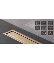 Душевой лоток Pestan Confluo Premium Line 850 Gold, 13100055