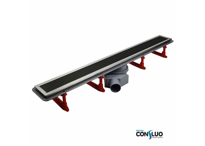 Душевой лоток Pestan Confluo Premium Line 950 Black Glass, 13000351