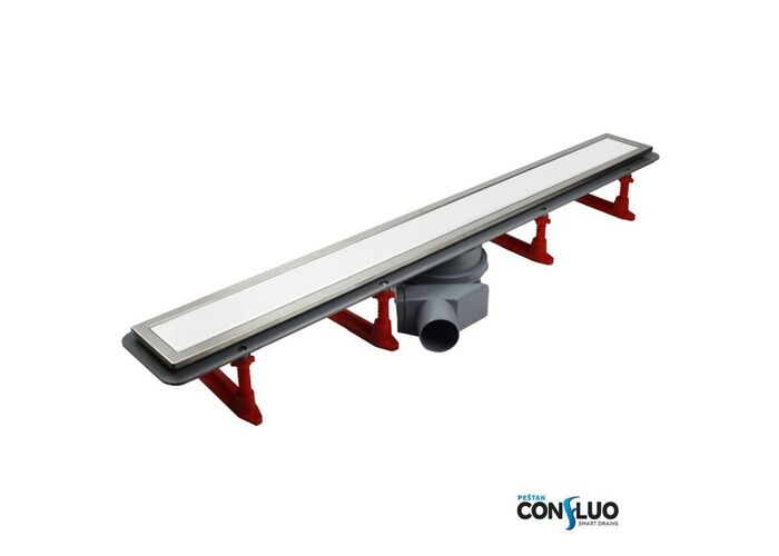 Душевой лоток Pestan Confluo Premium Line 950 White Glass, 13000352
