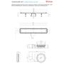 Душевой лоток Pestan Confluo Premium White Glass Line 450 Gold, 13100089