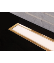 Душевой лоток Pestan Confluo Premium White Glass Line 850 Gold, 13100093