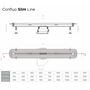 Душевой лоток Pestan Confluo Slim Line 300+, 13100024