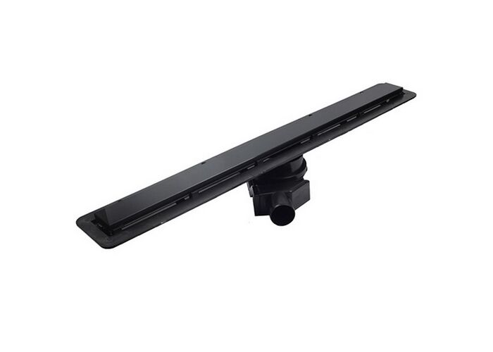 Душевой лоток линейный 2в1 Pestan Confluo Frameless Line 450 Matte Black