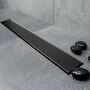 Душевой лоток линейный 2в1 Pestan Confluo Frameless Line 450 Matte Black