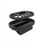Душевой лоток линейный 2в1 Pestan Confluo Frameless Line 950 Matte Black, 13701323