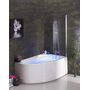 Ванна акриловая Poolspa Poolspa Mistral 150x105 R с ножками